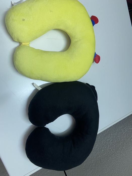 Almofadas para apoiar o pescoco