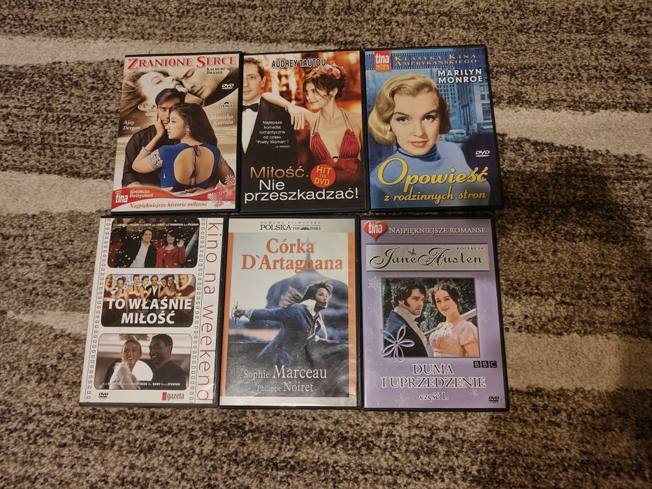 Filmy DVD - 6 płyt