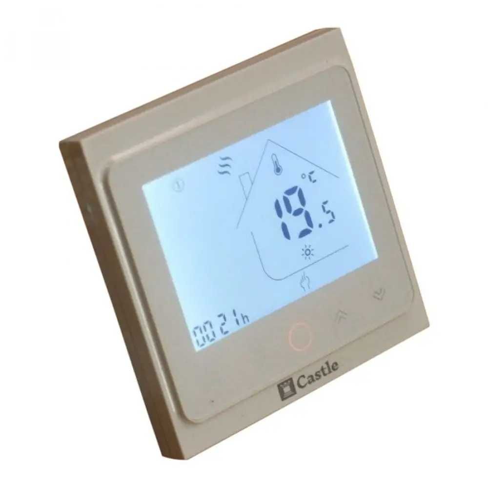 Терморегулятор для теплого пола Castle, Wi-Fi AC603H (Белый)