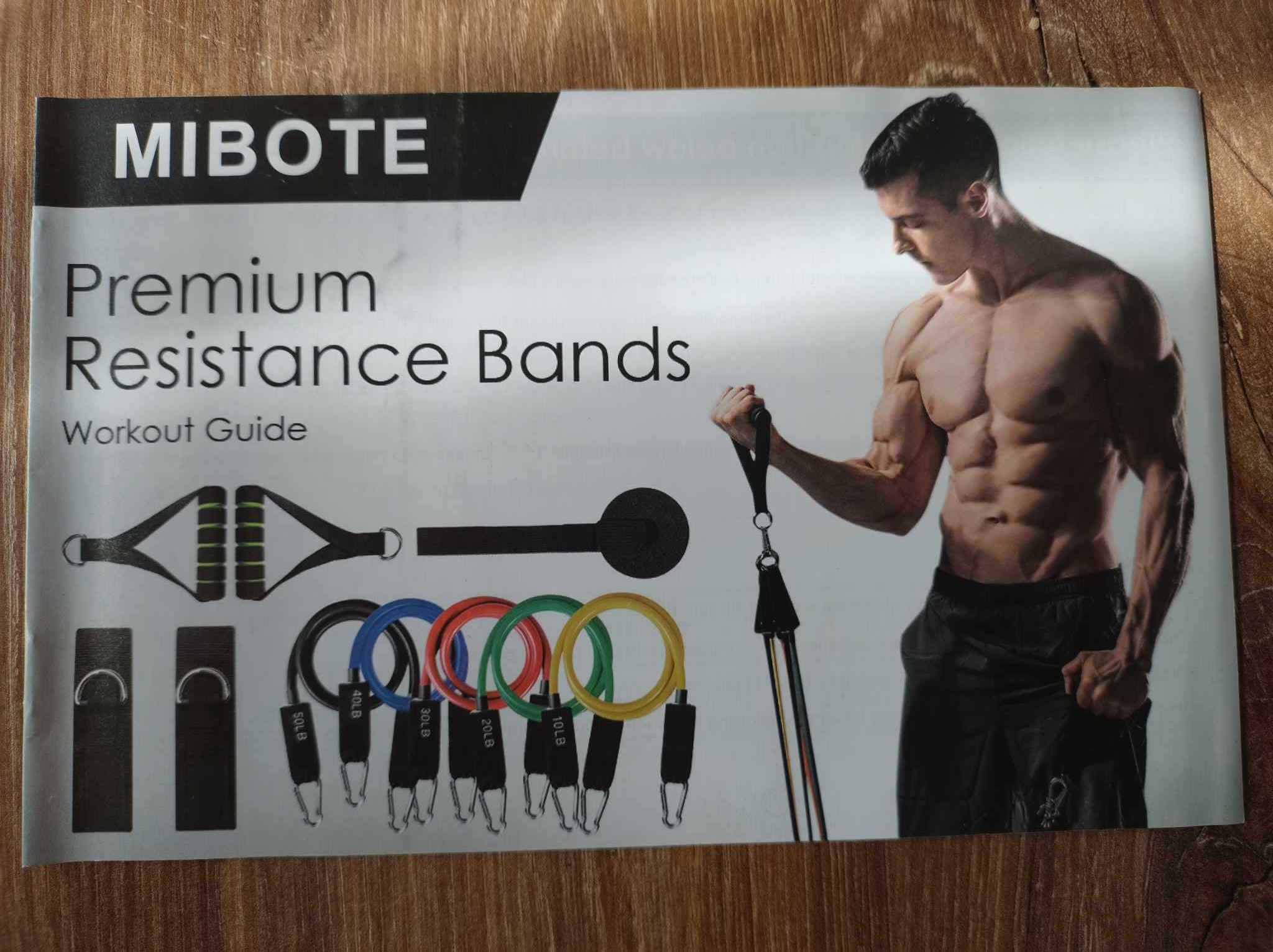 MIBOTE  Resistance Bands   zestaw Gumy do ćwiczeń