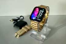 Smartwatch Zegarek Damski Bransoletka I Pasek Silikonowy