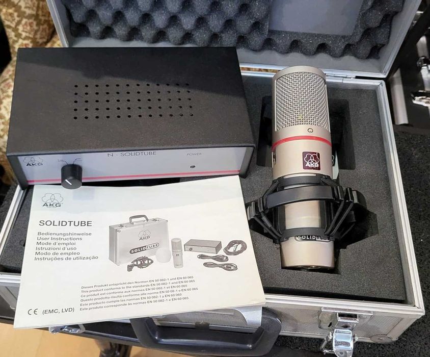 AKG SolidTube Large Diaphragm Cardioid Tube Condenser Microphone