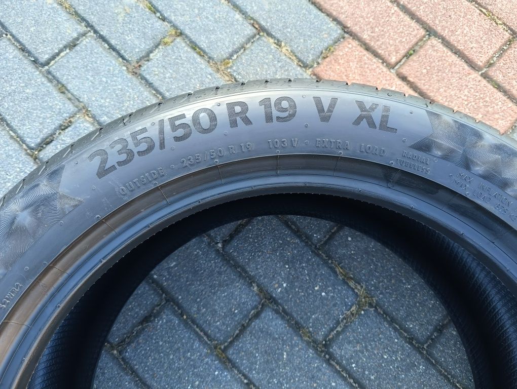 Praktycznie nowe opony-Continental PremiumContact 6 235/50 R19 103 V