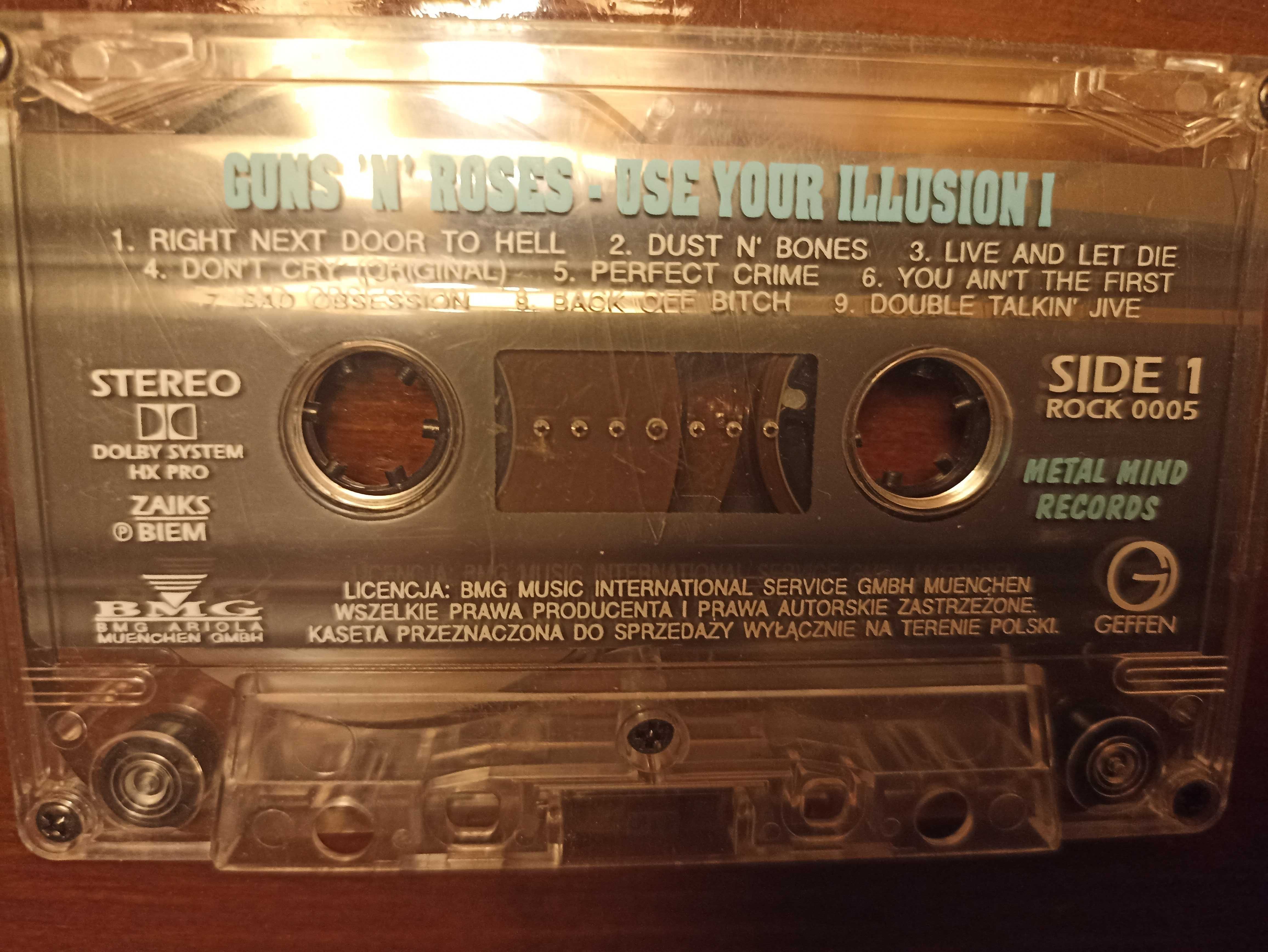 Kaseta Guns n Roses Use your Illusion I oryginalna Geffen