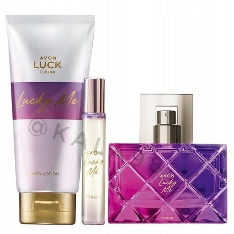 AVON Nowość - Luck Me dla niej - Zestaw woda perfumetka balsam