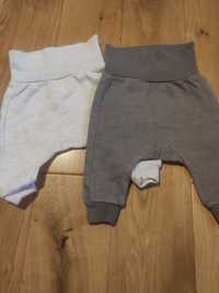 Spodnie niemowlęce r. 56 ciepłe H&M