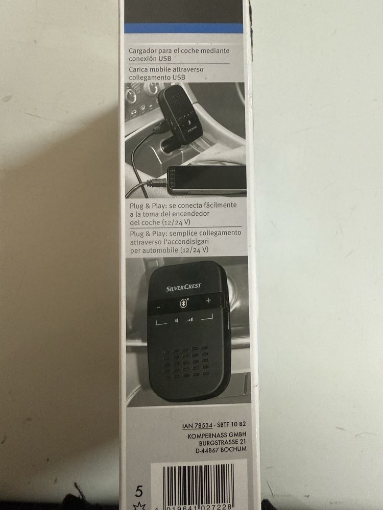 Kit auto telemovel mãos livres