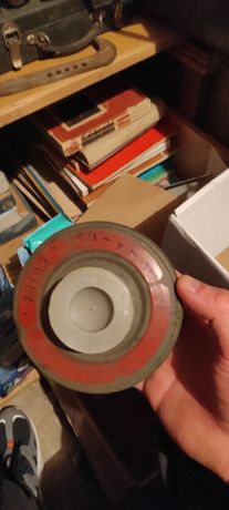 Stary zabytkowy kolekcjonerski filtr pochłaniacz do maski gazowej