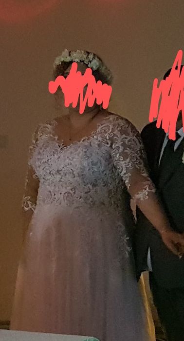 Suknia ślubna plus size