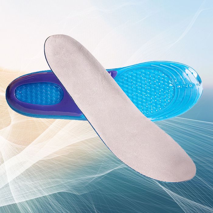 Żelowe Wkładki do Butów Amortyzujące Bolące Stopy Ostrogi Pięty 43-47