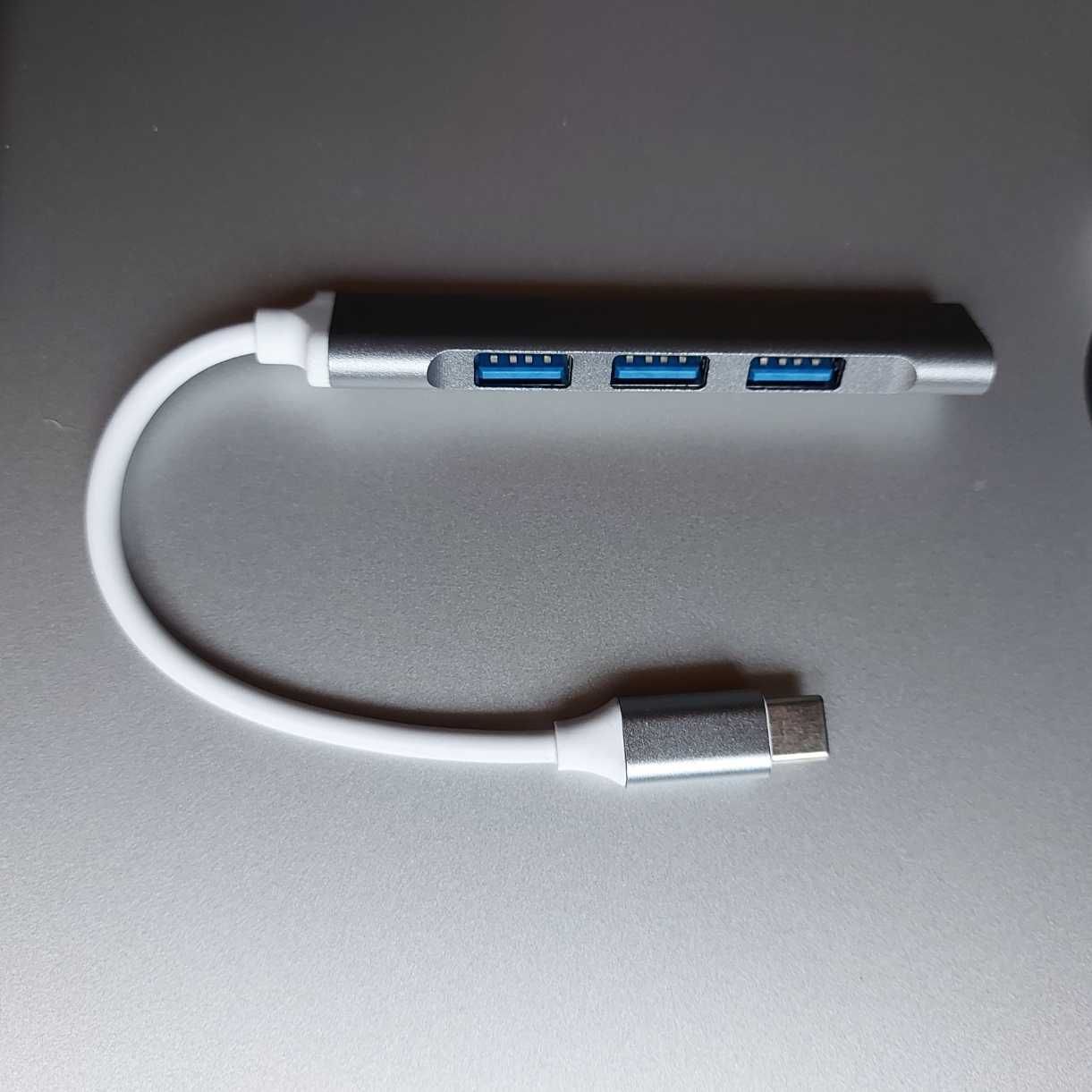 Hub USB Typ C 3.0 Rozdzielacz portów ADAPTER 4xUSB