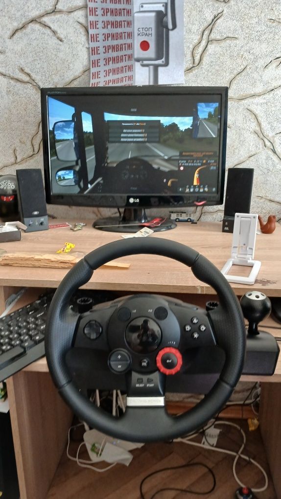 Ігрове кермо Logitech driving forse gt