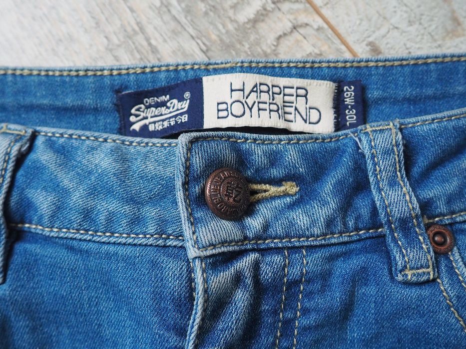 Superdry_Harper Boyfrienfd_jeansy_W26_L30
