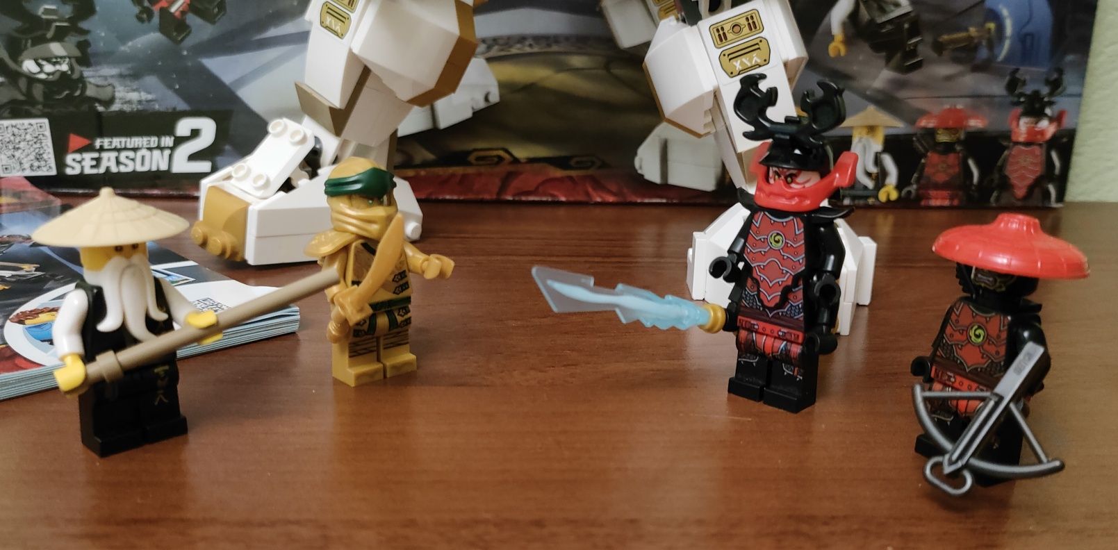 Klocki LEGO Ninjago 71702 Golden Mech - kompletne 100% + gratisy