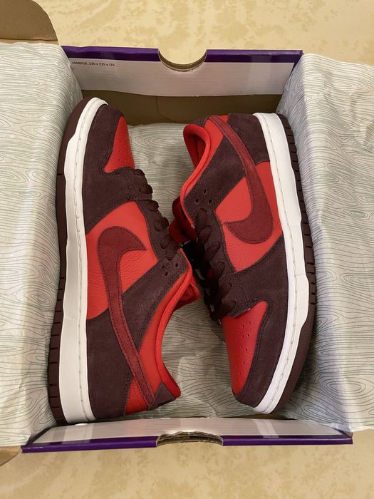 Новые оригинальные кроссовки Nike SB Dunk Low Cherry