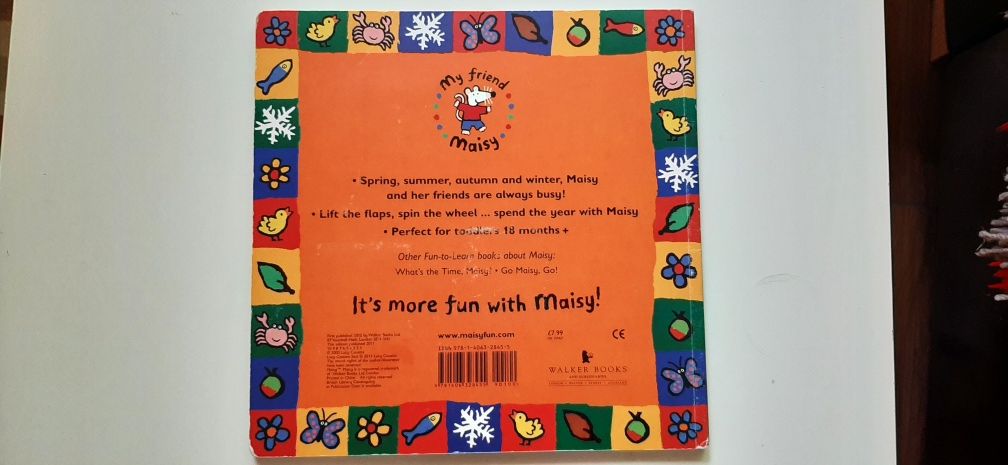 Maisy's year. Mysia po angielsku flap book.