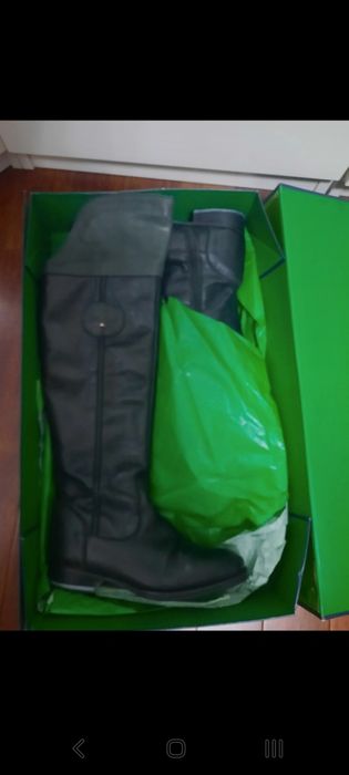 Kozaki damskie Tommy Hilfiger skóra naturalna