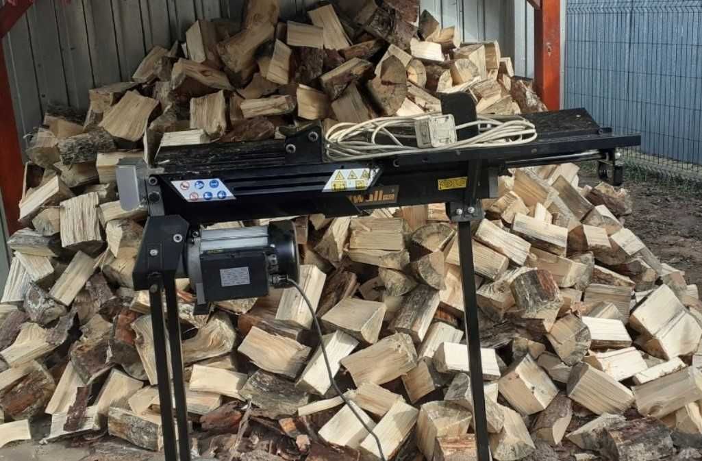 Łuparka do drewna 10T mocna 230V wynajem drewno opał opałowe