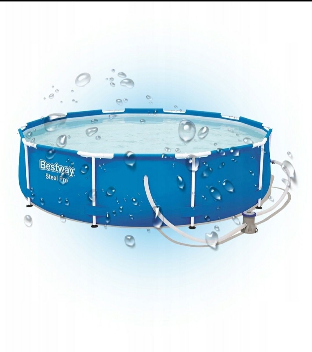 Basen 305x76 cm. NOWY. Bestway. Pompa+filtr+drabinka