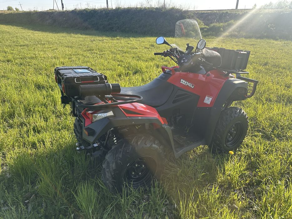 Quad Kymco mxu550 pług