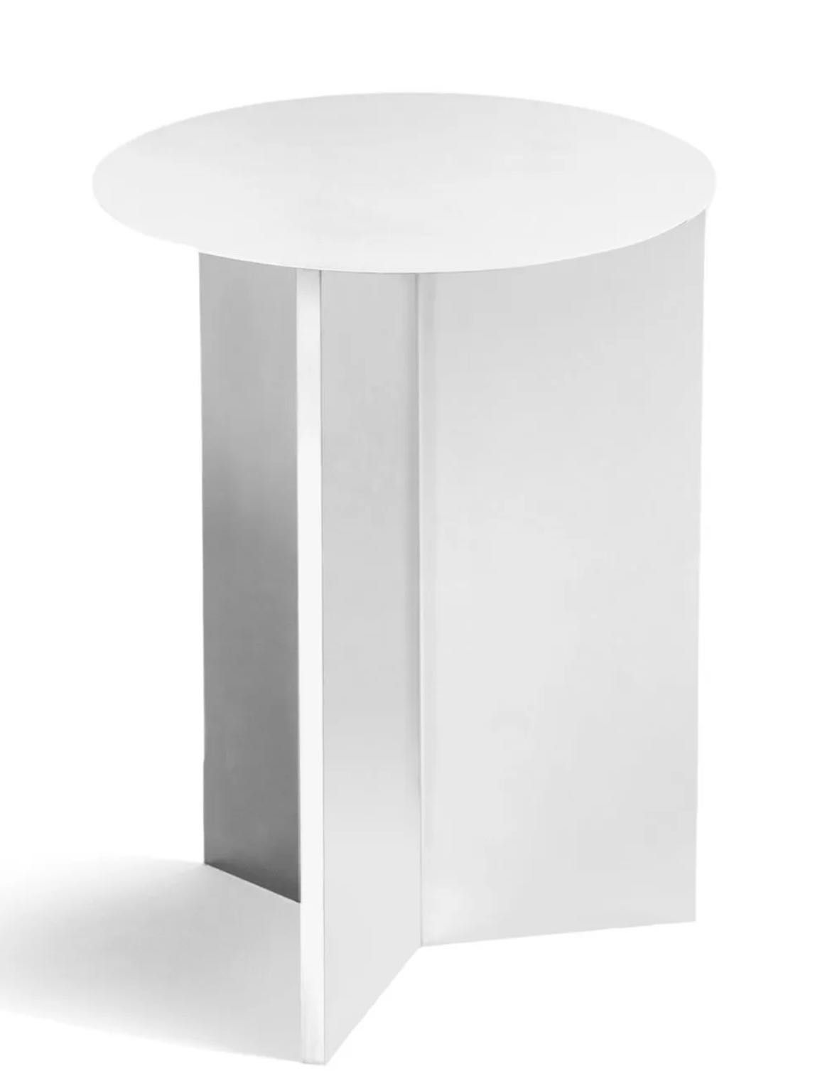 Mesa Hay Slit - Redonda 035 x H47 - Aço inoxidável polido espelhado