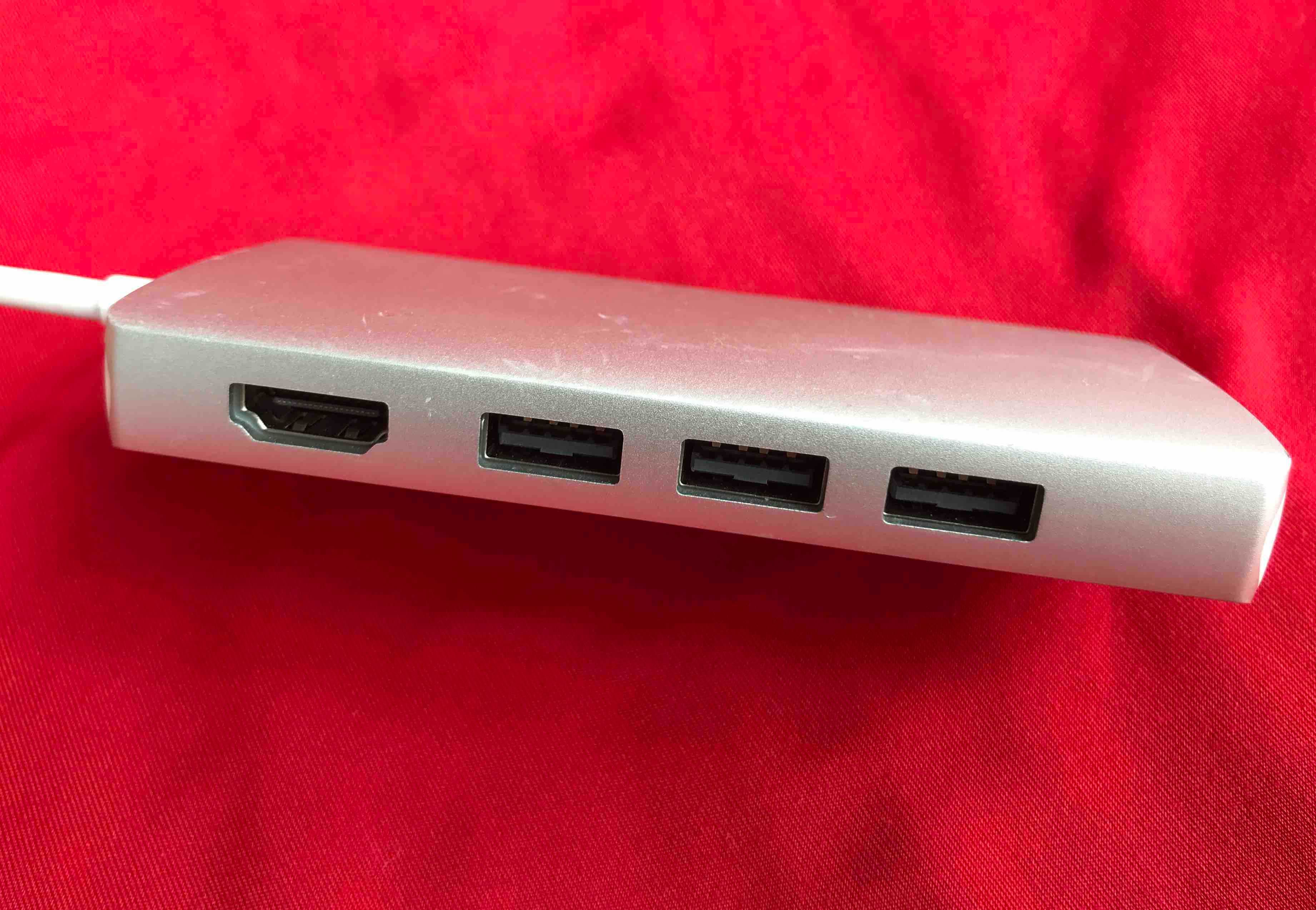 Adapter USB-C Satechi Type-C Multi-Port 4K Ethernet V2 Slim