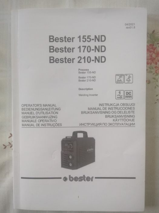 Instrukcja obsługi spawarki Bester