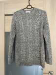 Sweter melanż szary