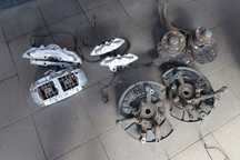 Mercedes w220 w215 zaciski hamulce tarcze 360mm v12 biturb S65 AMG S55 CL55