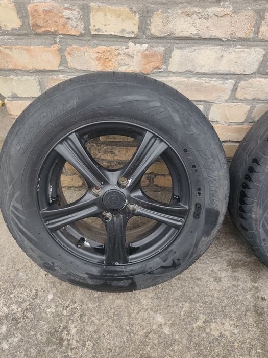 Колеса диски с резиной Opel r14