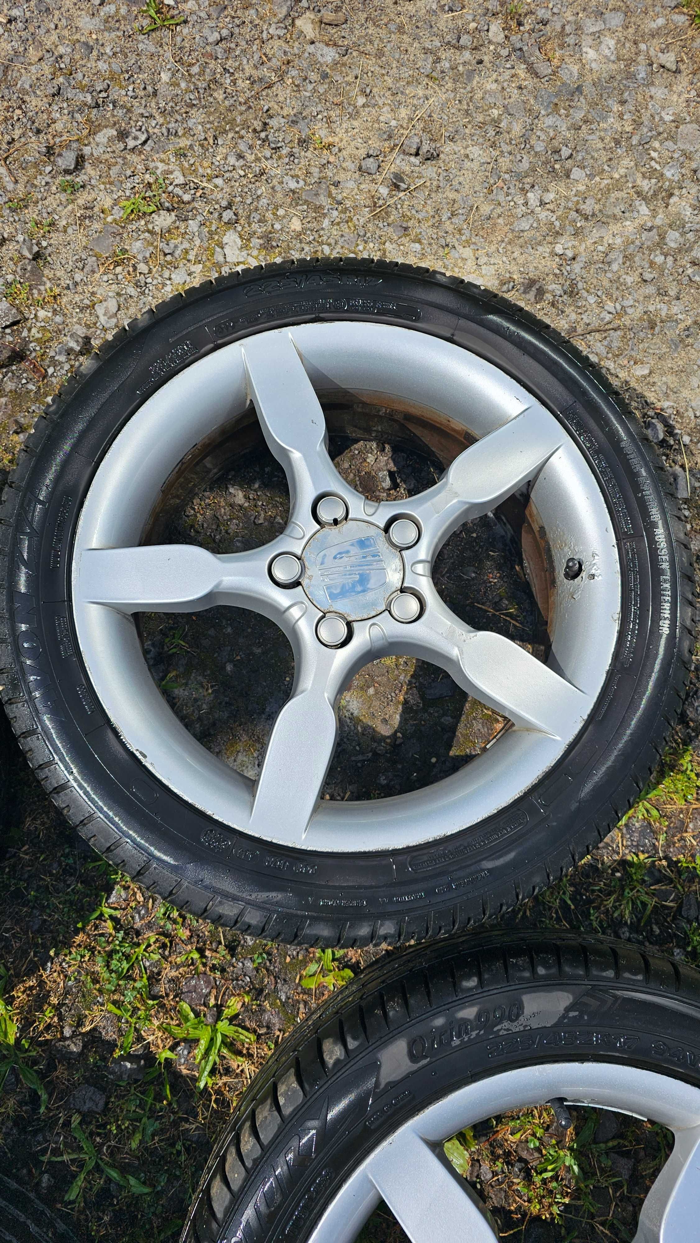 Koła lato Alu 17" 225/45/17 Oryginal Seat Leon 2 II FR Altea Toledo