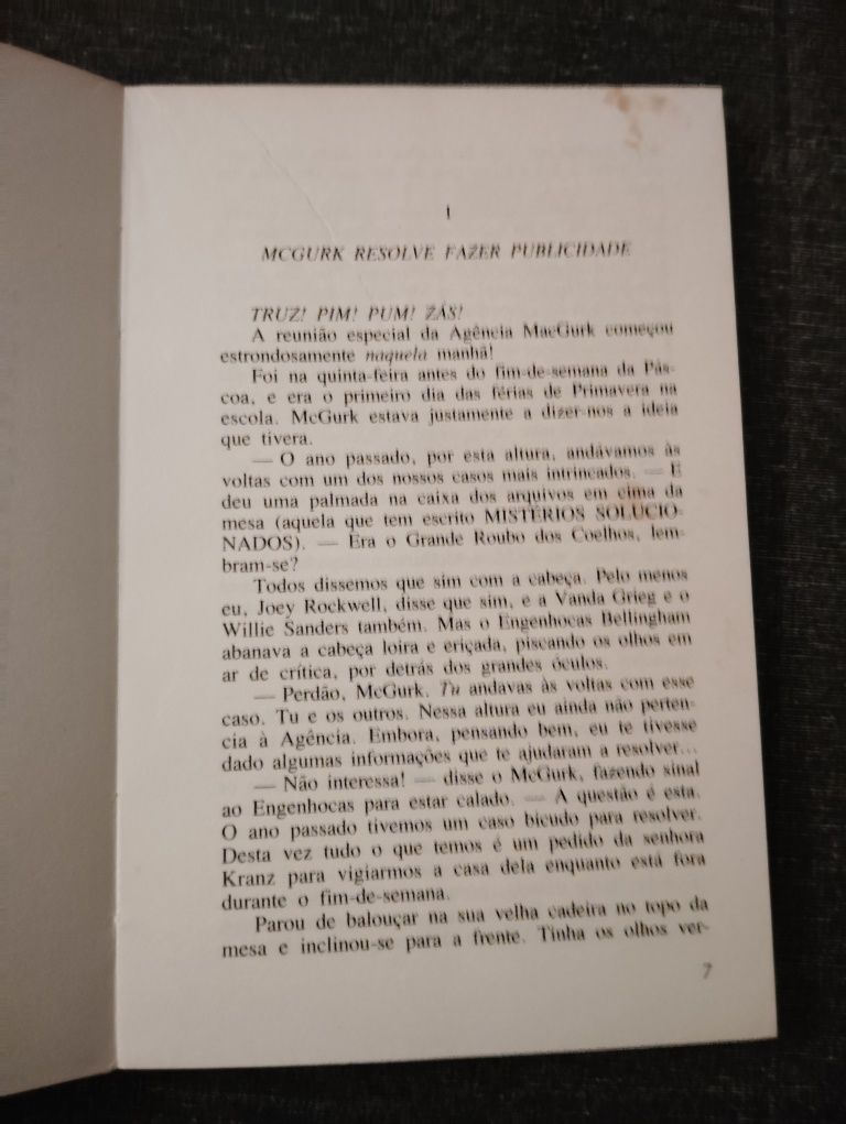 Livros Juvenis Coleção Aventuras de Mac Gurk Vintage