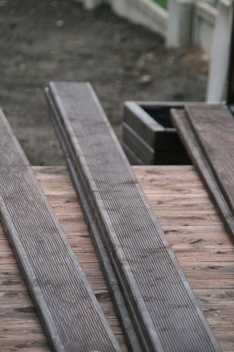Deska tarasowa - modrzew 28mm gladka, ryfel, producent - 5 % rabatu