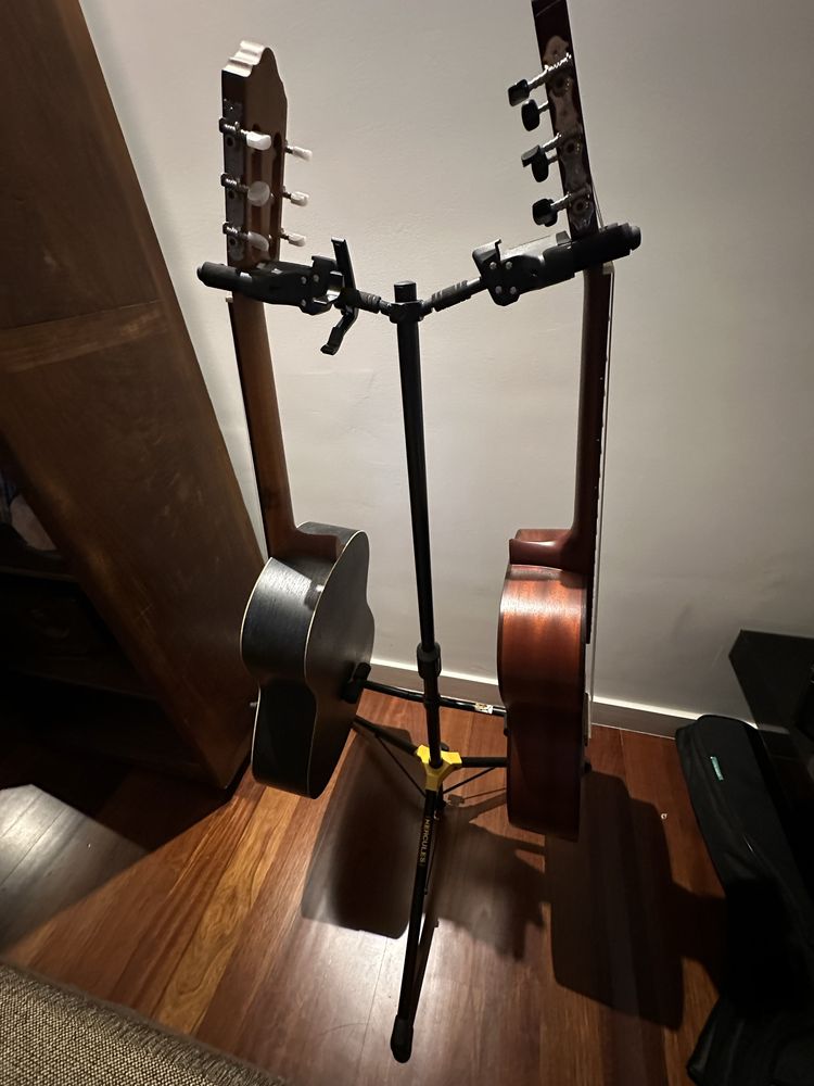 Suporte guitarra duplo Hercules GS422BPLUS