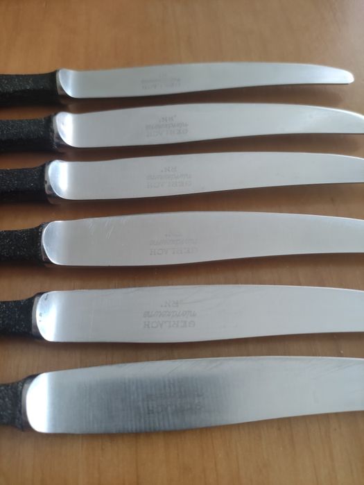 Sztućce Gerlach bakelit zestaw 12 szt. PRL