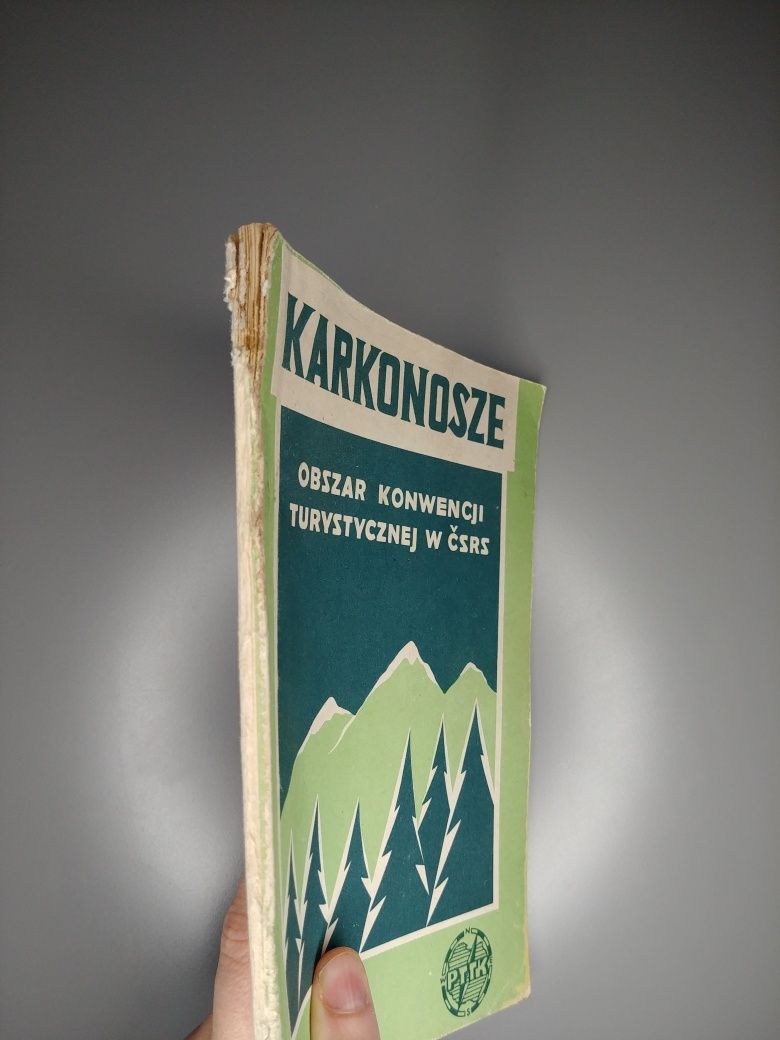 Karkonosze obszar konwencji turystycznej w CSRS Tadeusz Steć 1961r.