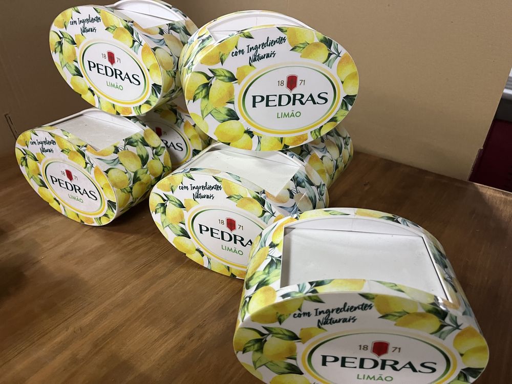 Porta guardanapos Pedras Limão conjunto de 7 unidades