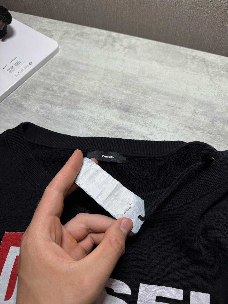 Жіночий світшот кофта diesel big logo sweatshirt L