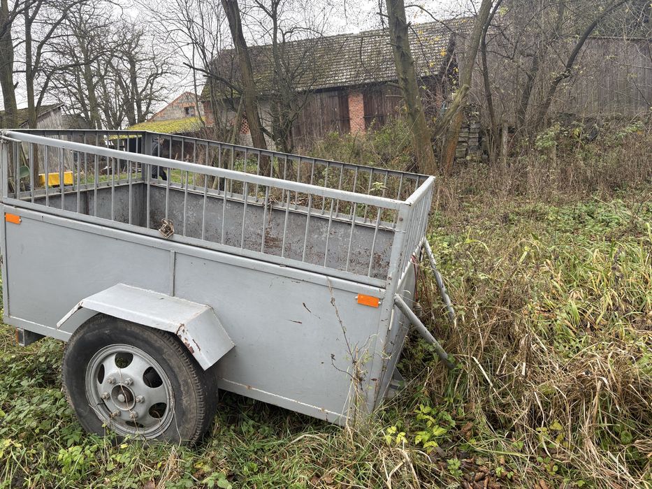 Przyczepa jedno osiowa