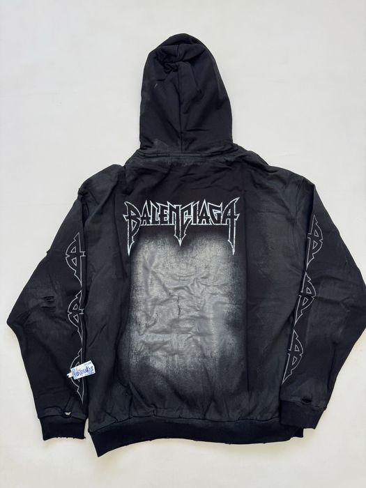 Худи Balenciaga Paris Elf 2023 destress Logo M L