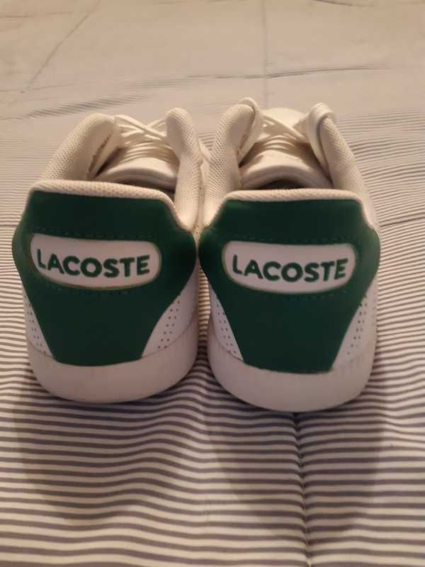 Białe buty sportowe Lacoste, r. 37