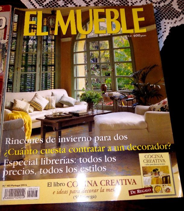 Decoração - Revistas EL MEUBLE - preço especial para 10 ou mais.
