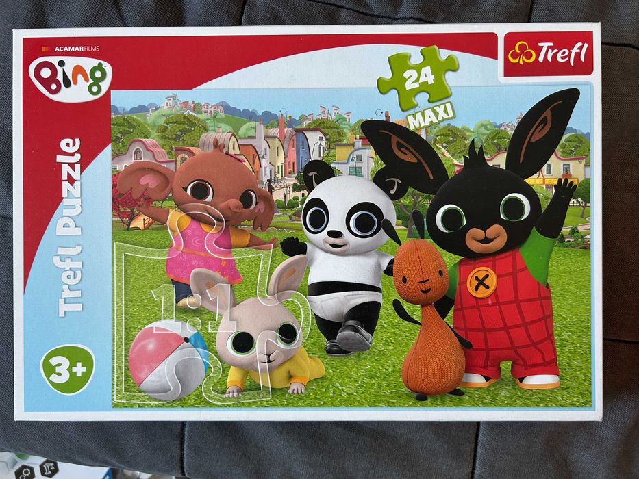Puzzle Bing duże 3+ 24 elementy stan bardzo dobry Trefl WYSYŁKA