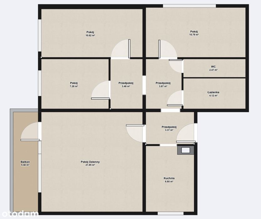 Tarnobrzeg, ul. Kopernika – 78 m², 4 pokoje, bez pośrednika