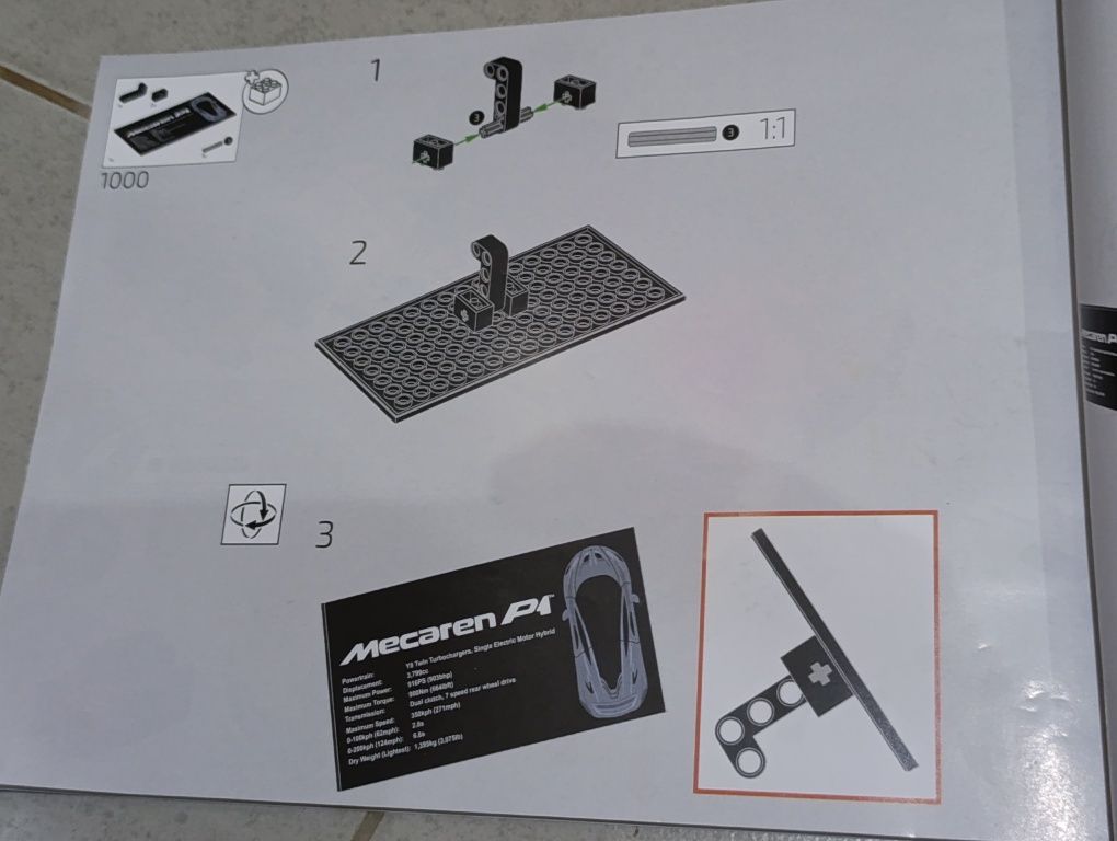 Lego mclaren edição limitada