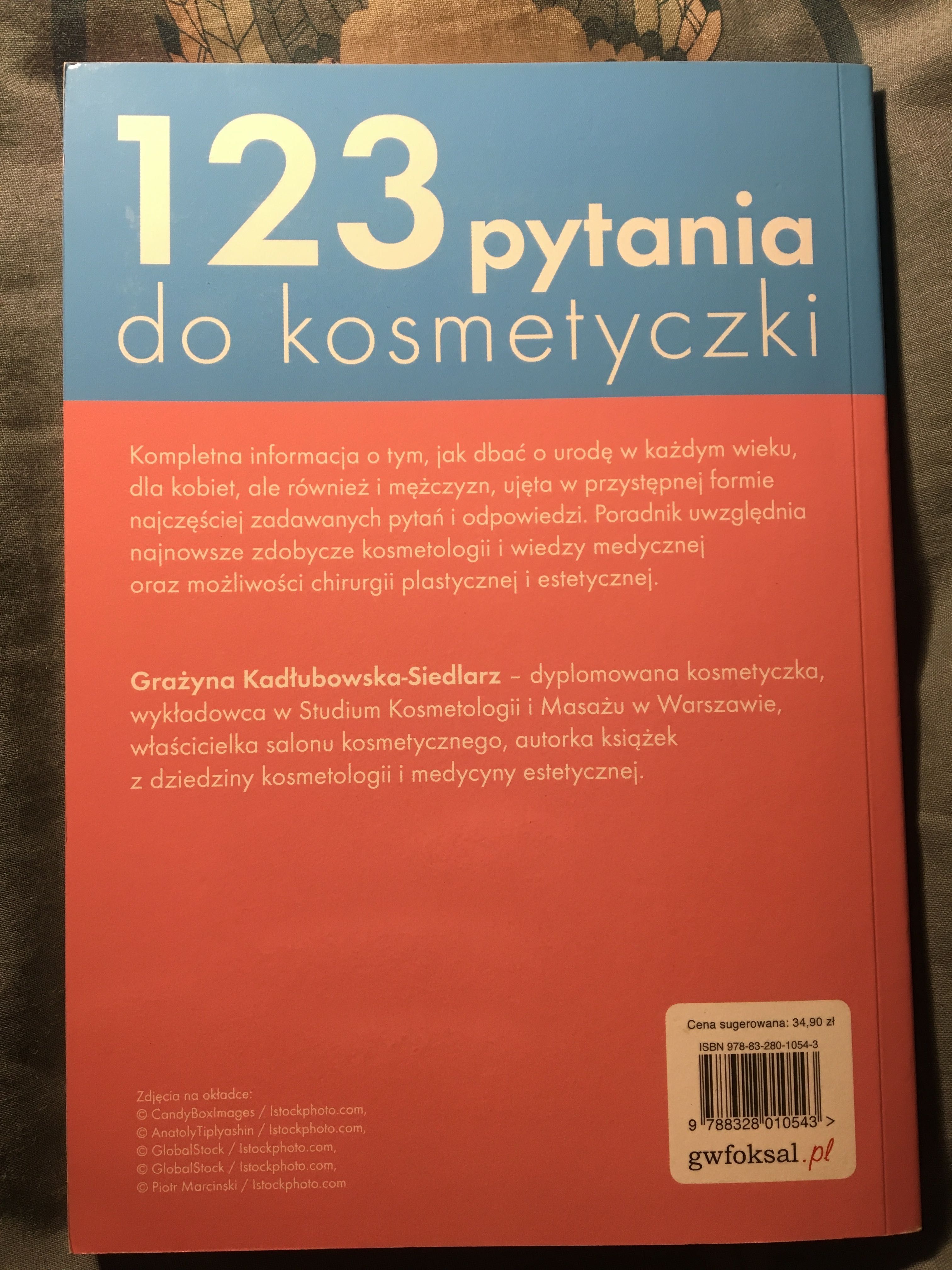 123 pytania do kosmetyczki. Grażyna Kodłubowska.