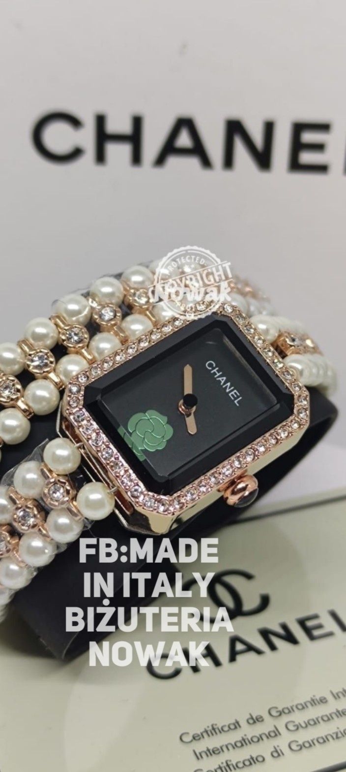 Zegarek damski Chanel perełki