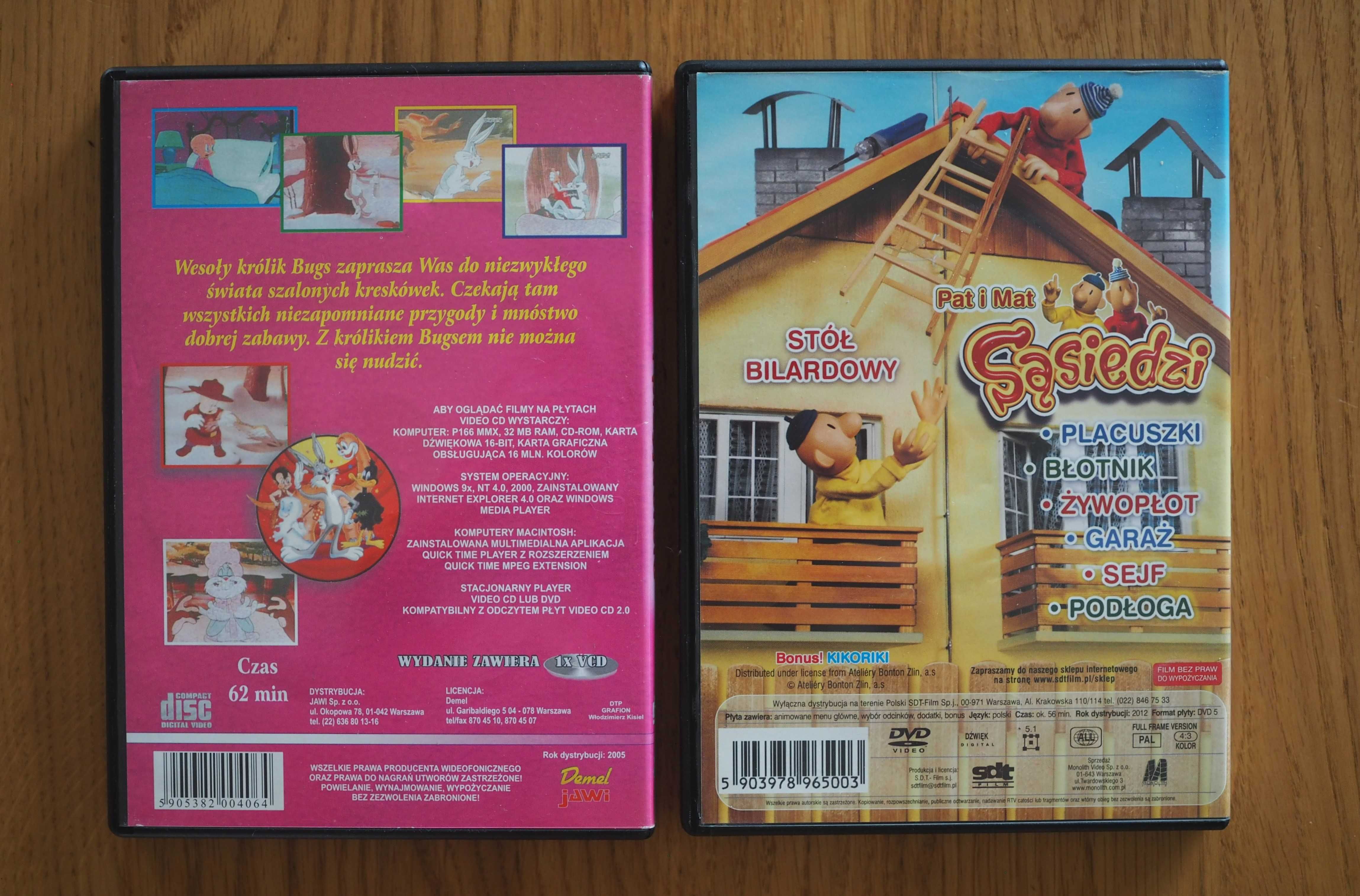 Sąsiedzi stół bilardowy DVD + gratis bajki