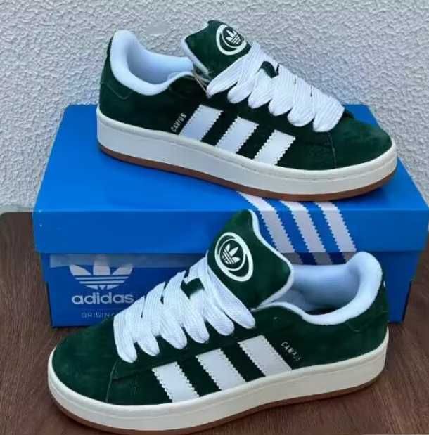 adidas Campus 00s DarkGreen Cloud White 42