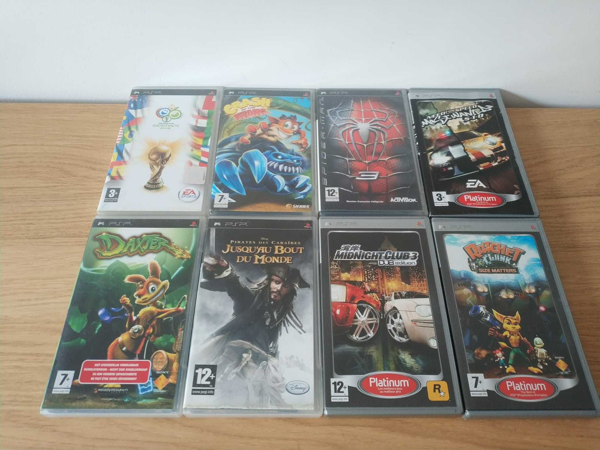 Lote de 3 Jogos de consola portátil PSP- Entrega grátis